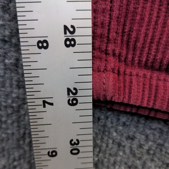 BDG Women's High Rise Corduroy Mom Jeans Red Size 27 Cotton 5-Pocket - Picture 12 of 12